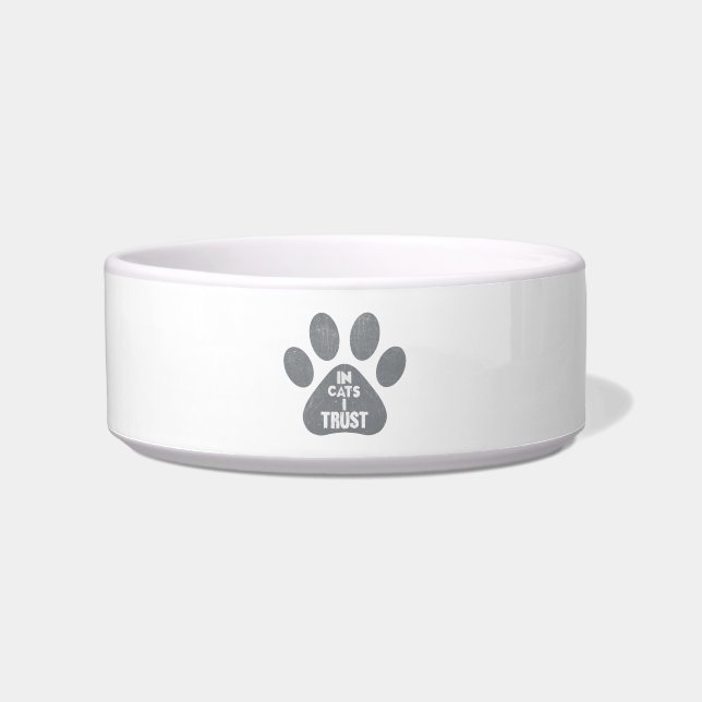 猫を信じる ボウル (正面)