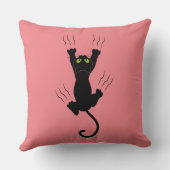 猫を傷つける クッション (裏面)