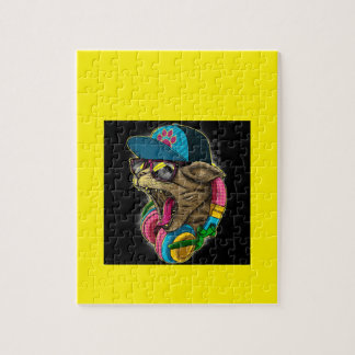 猫を叩いているクールなギャング ジグソーパズル