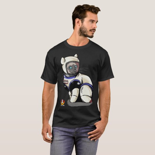 猫を回る Tシャツ (正面フル)