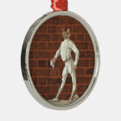 猫を囲うヴィンテージ メタルオーナメント (右)