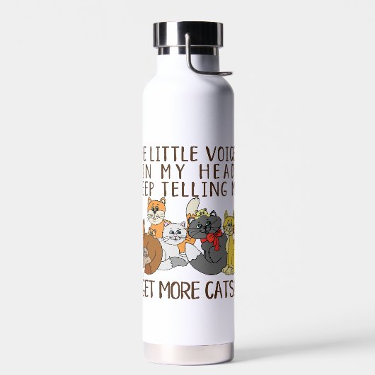 猫を増やすおもしろいことわざ ウォーターボトル (左面)