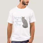 猫を嫌う人。.... Tシャツ (正面)