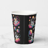 猫を宇宙紙カップ！ 紙コップ (右)