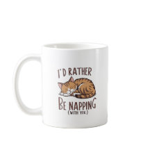 猫を寝かせて昼寝させたいな