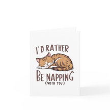 猫を寝かせて昼寝させたいな