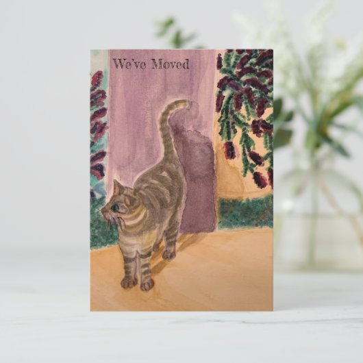 猫を引っ越した 出欠カード (スタンド正面)
