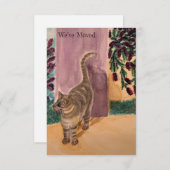 猫を引っ越した 出欠カード (正面/裏面)