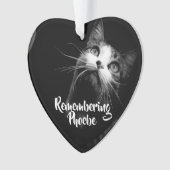 猫を思い出すクリスマス装飾 オーナメント (正面)