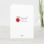 猫を悔やみや弔慰で亡くして カード (裏面)