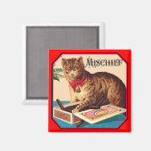 猫を惑わす マグネット (正面/裏面)