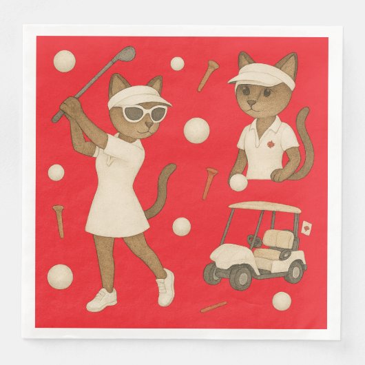 猫を愛するゴルファーをテーマにしたカナダデー (正面)