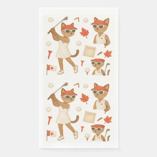 猫を愛するゴルファーをテーマにしたカナダデー (正面)