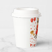 猫を愛するゴルファーをテーマにしたカナダデー 紙コップ (右)