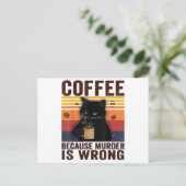 猫を愛する人が殺人を犯す ポストカード (スタンド正面)