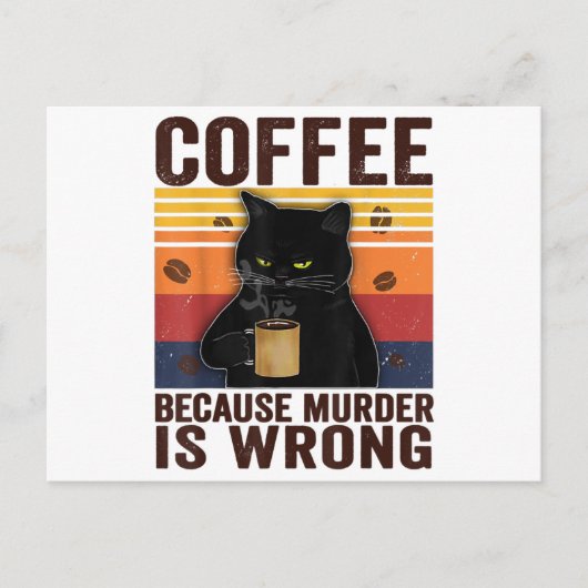 猫を愛する人が殺人を犯す ポストカード (正面)