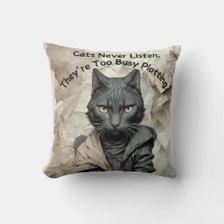 猫を愛する作家の枕を買う クッション
