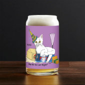 猫を愛する新年 ガラス缶