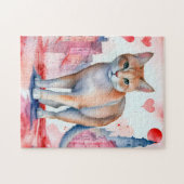 猫を愛する ジグソーパズル (横)