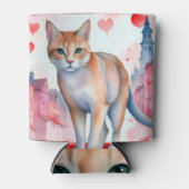 猫を愛する 缶クーラー (正面)