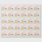 猫を扱う ラッピングペーパー (フラット)