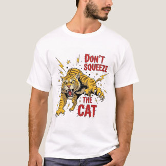 猫を抱き締めるな Tシャツ