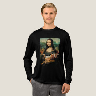 猫を抱くモナ・リザ トライブレンドTシャツ