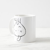 猫を拾う コーヒーマグカップ (正面左)