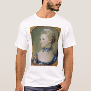 猫を持つ若い女の子 Tシャツ