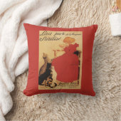 猫を持つVingeanneのミルクの女の子 クッション (ブランケット)