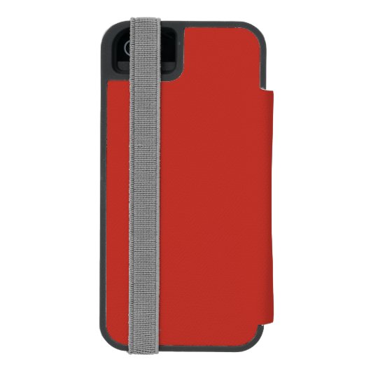 猫を持つVingeanneのミルクの女の子 Incipio iPhoneウォレットケース (フォリオ裏面)