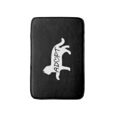 猫を採用する バスマット (正面縦)