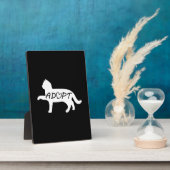 猫を採用する フォトプラーク (側面)