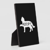 猫を採用する フォトプラーク (側面)