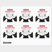 猫を放さないでくおもしろいれ スクエアシール (シート)