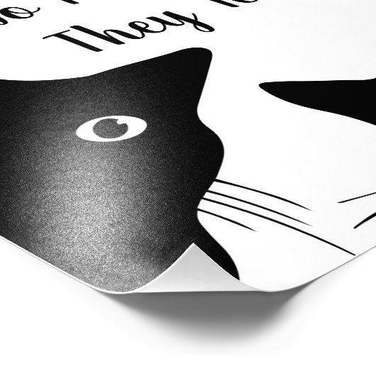 猫を放さないでくおもしろいれ フォトプリント            (角)