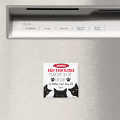 猫を放さないでくおもしろいれ マグネット (インサイチュ (食洗機))