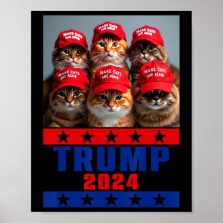 猫を救うトランプUSA大統領選挙 ポスター