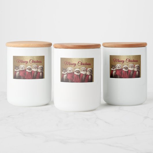 猫を歌う フードラベル (ボトル)