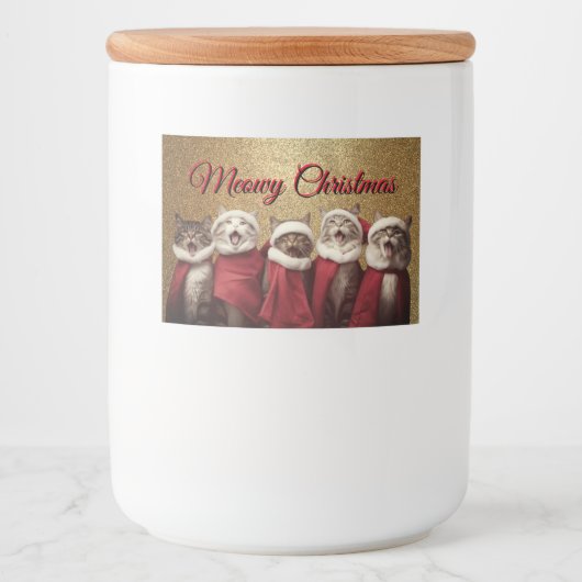 猫を歌う フードラベル (正面)