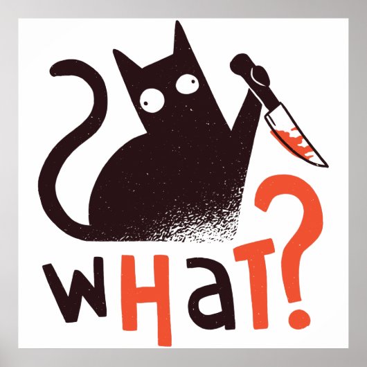 猫を殺おもしろいす ポスター (正面)