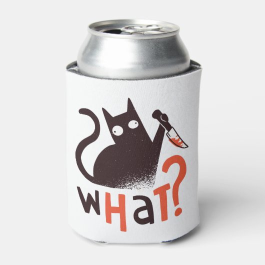 猫を殺おもしろいす 缶クーラー (缶正面)