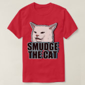 猫を汚す Tシャツ (デザイン正面)