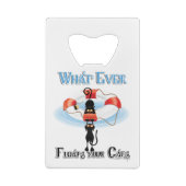 猫を浮かせるのは何2 クレジットカード栓抜き (裏面)