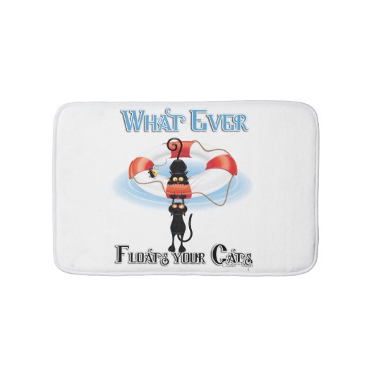 猫を浮かせるのは何2 バスマット (正面)