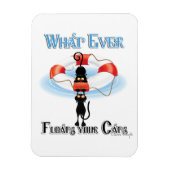 猫を浮かせるのは マグネット (縦)