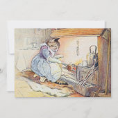 猫を焼くお知ら図解入りの、写真付きのせ 招待状 (正面)