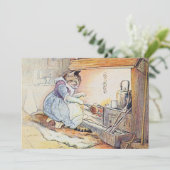 猫を焼くお知ら図解入りの、写真付きのせ 招待状 (スタンド正面)