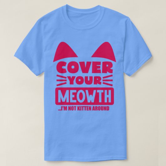 猫を覆う1 Tシャツ (デザイン正面)