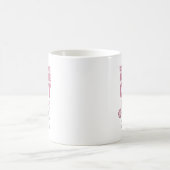 猫を見るなおもしろい白猫 コーヒーマグカップ (中央)